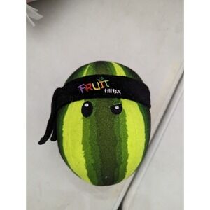 FRUIT NINJA WATERMELON‎ Plush Melon Headband Embroidered Eyes PLUSH Soft 6"